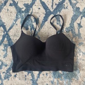 Black VS Pink cup bralette.